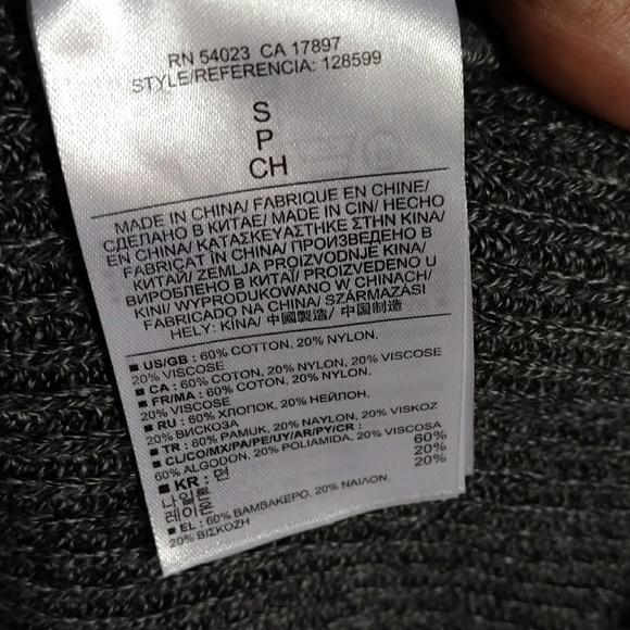 Banana republic charcoal gray sweater - Picture 3 of 6